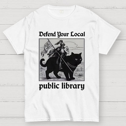 Defend Your Local public library Geek T-Shirt