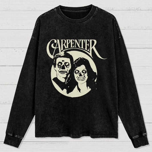 Carpenter They Live An Easy Listening Cult Sci-Fi Movie Washed Long Sleeve Tee 2509001465