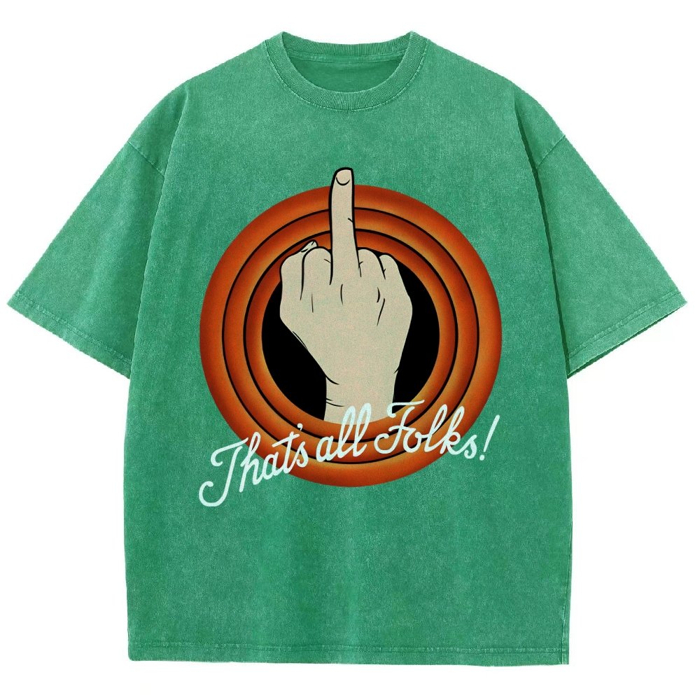 That's All Folks Vintage Distressed T-shirt