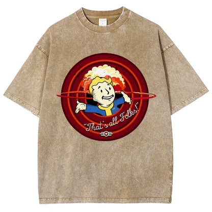 That's all folks Vintage Distressed T-shirt