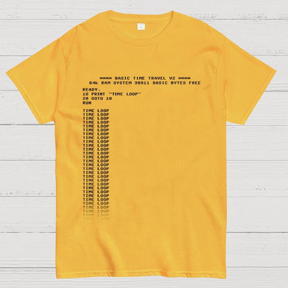 BASIC Time Travel Geek T-Shirt