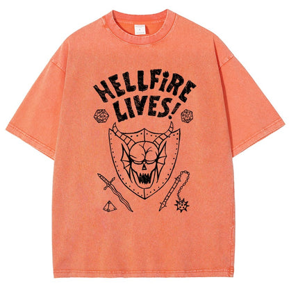 Hellfire Lives Vintage Distressed T-shirt