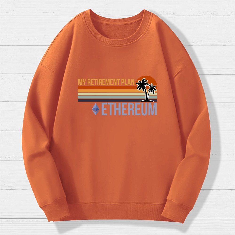 ETH Retirement Plan Geek Cotton Sweatshirt