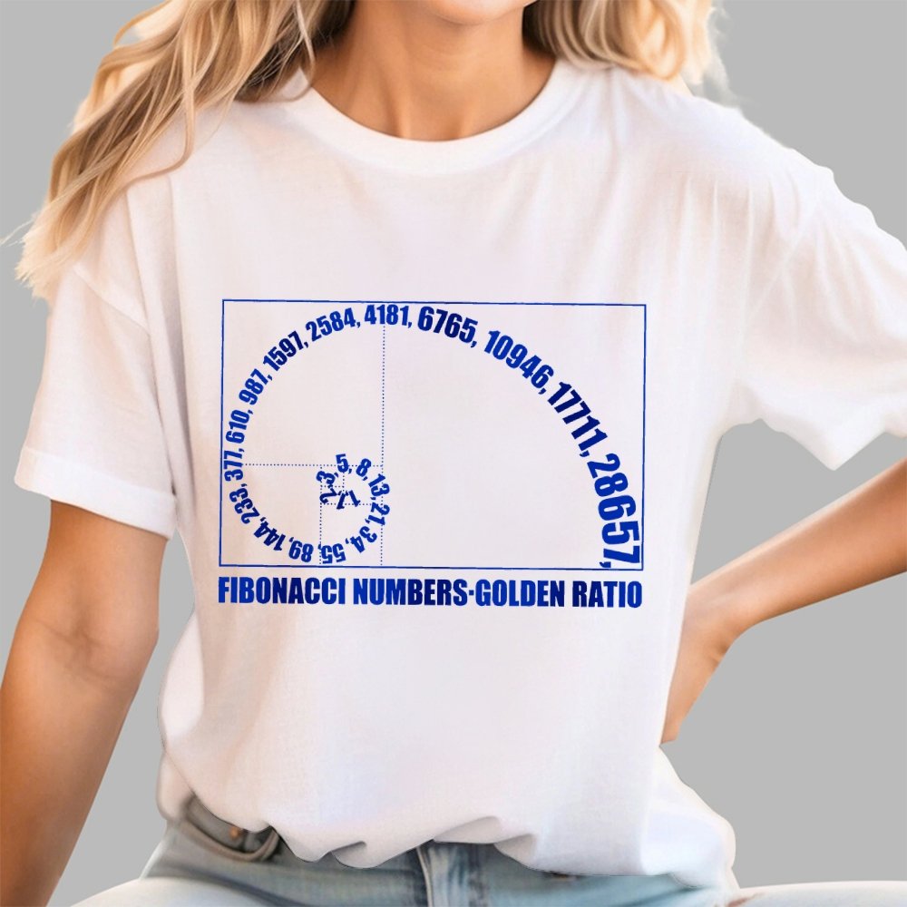 Fibonacci Numbers Golden Ratio Geek T-Shirt