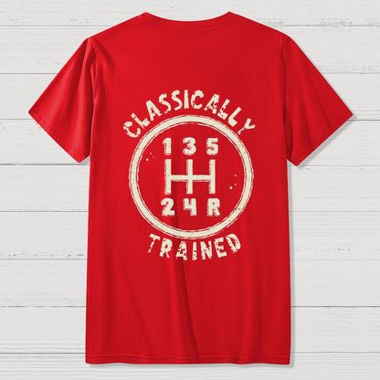 Classically Trained Front And Back Printing Geek T-Shirt