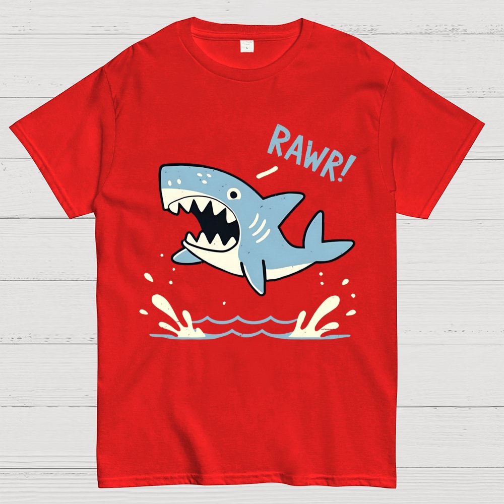 Shark Rawr! Unisex Geek T-Shirt