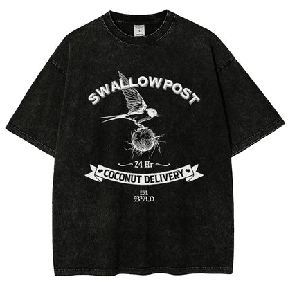 Swallow Post Vintage Distressed T-shirt
