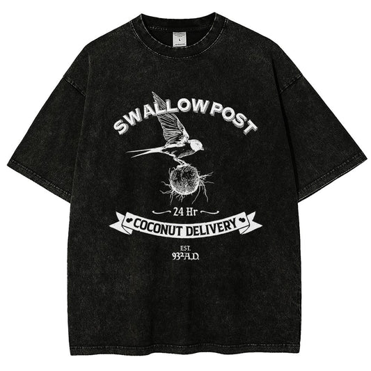 Swallow Post Vintage Distressed T-shirt