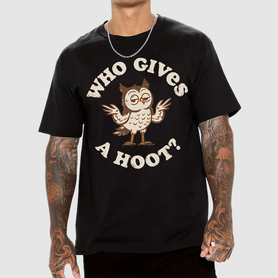 Who Gives a Hoot Geek T-Shirt
