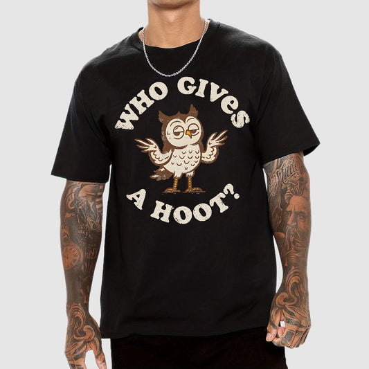Who Gives a Hoot Geek T-Shirt