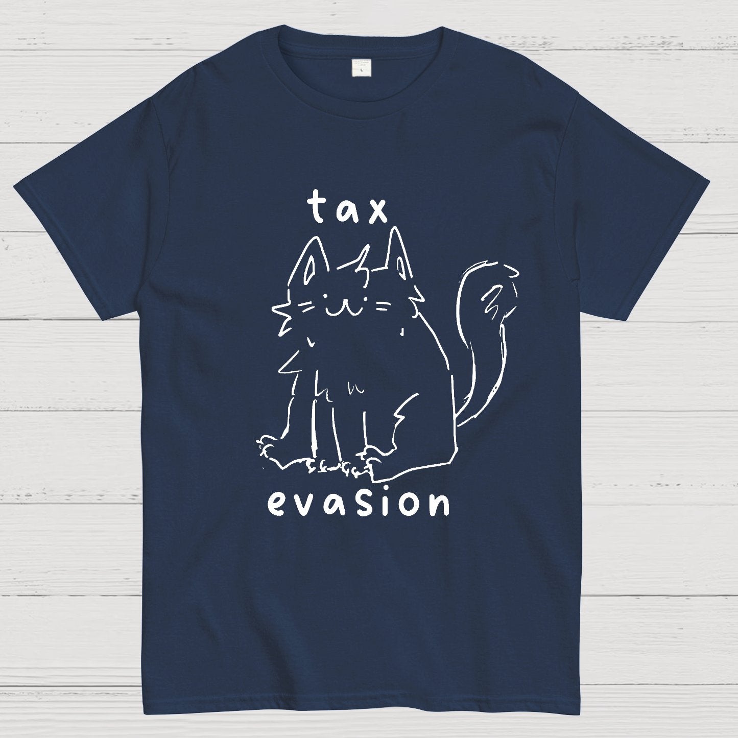 Tax Evasion Cat Geek T-Shirt