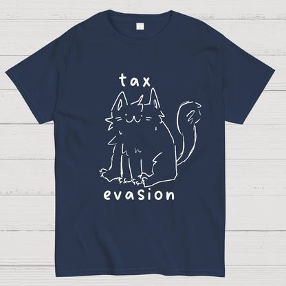Tax Evasion Cat Geek T-Shirt