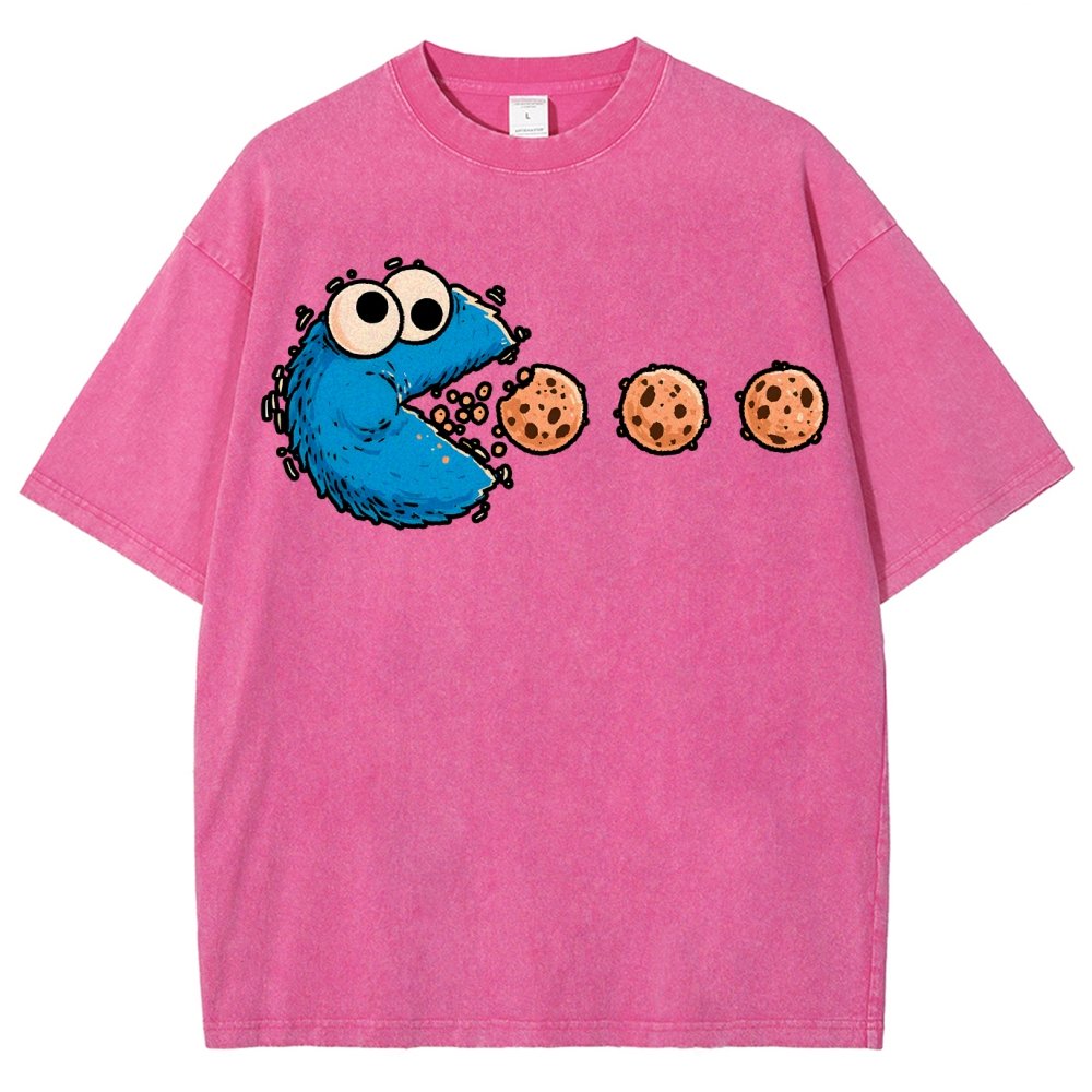 NomNom-Cookie Adventure Vintage Distressed T-shirt