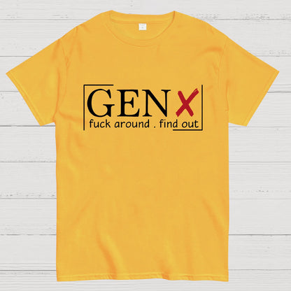 Gen X Raised On Hose Water And Neglect Sarcastic T-Shirt