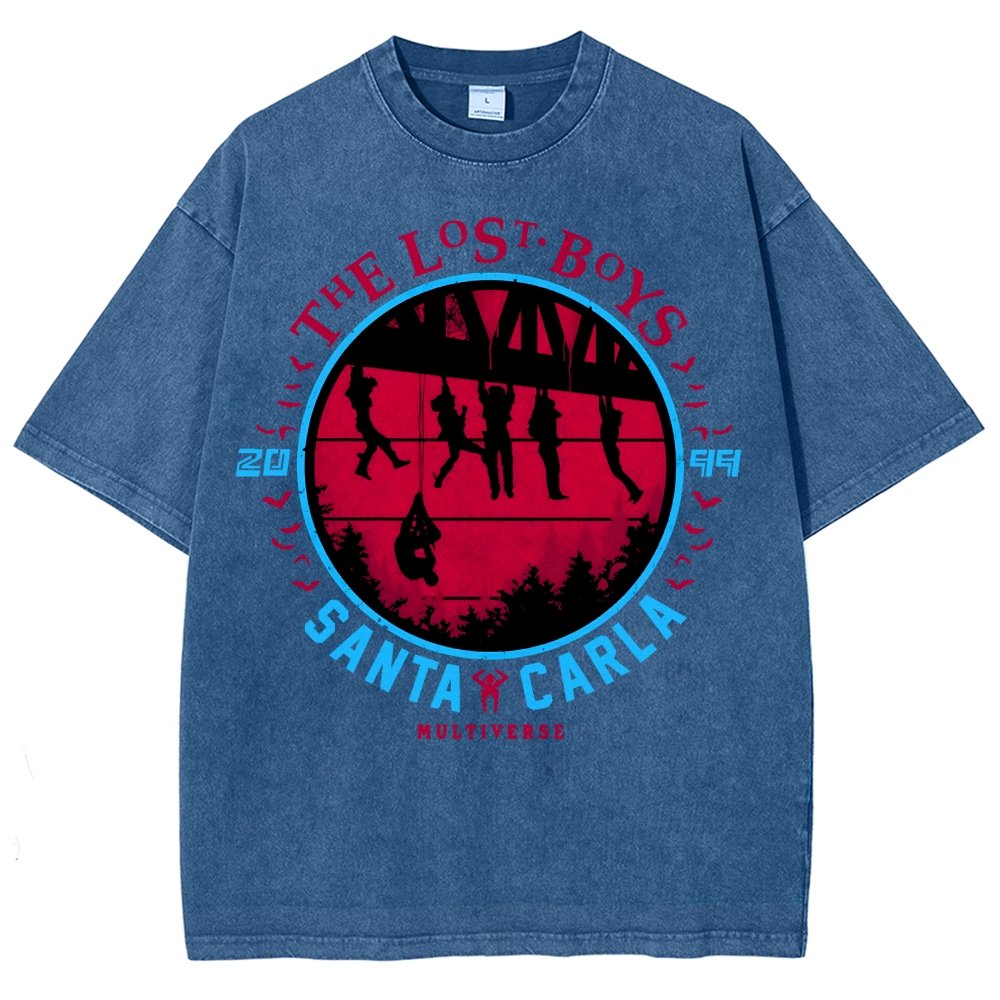 Futuristic Wanderers 2099 Vintage Distressed T-shirt