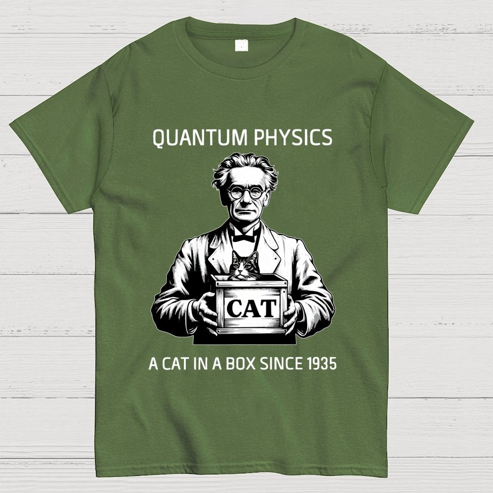 Schrödinger's Cat Quantum Geek T-Shirt
