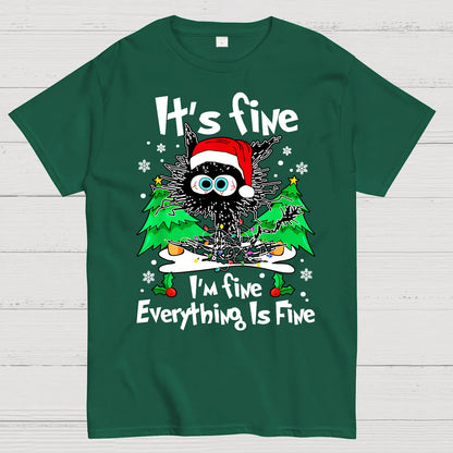 It's Fine I'm Fine Everything Is Fine Geek T-Shirt