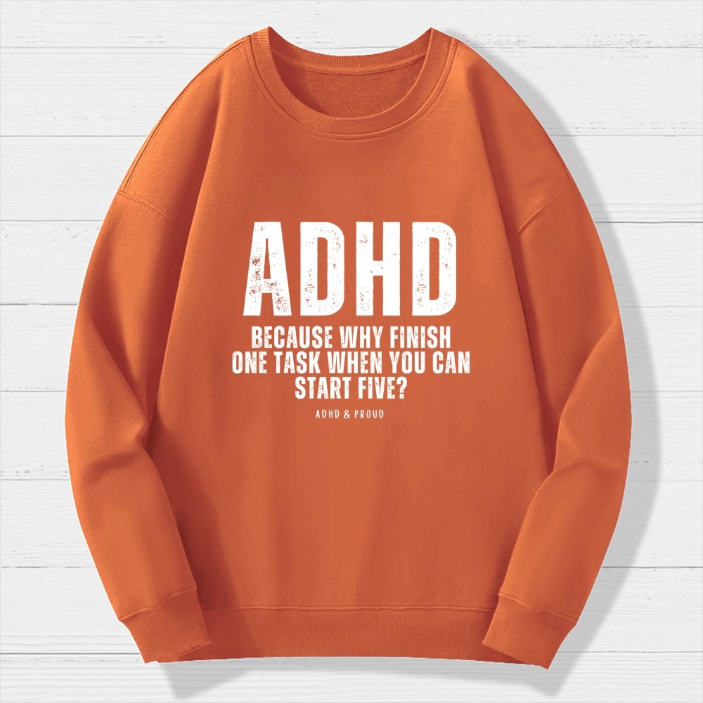 ADHD Geek Cotton Sweatshirt