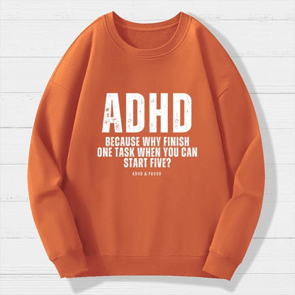 ADHD Geek Cotton Sweatshirt