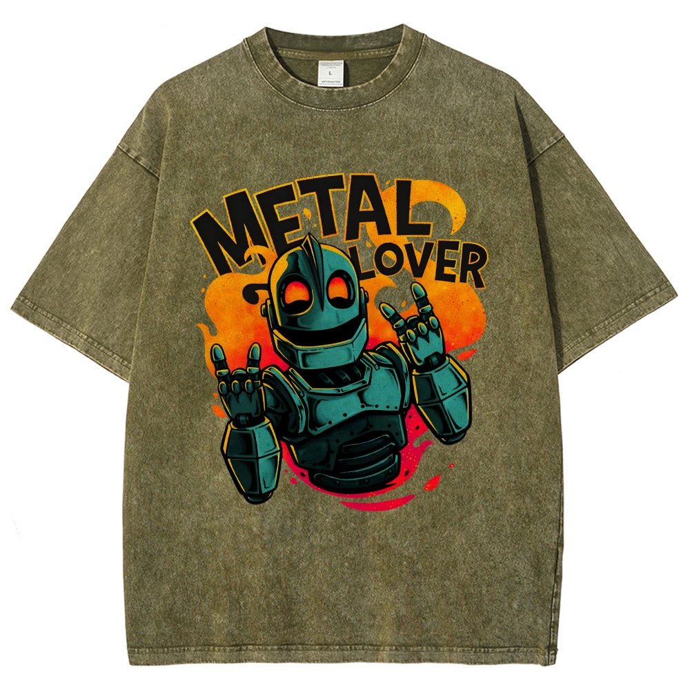 Giant Metal Lover Vintage Distressed T-shirt