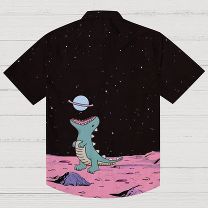 Dinosaurs Eat The Moon Geeky Shirt