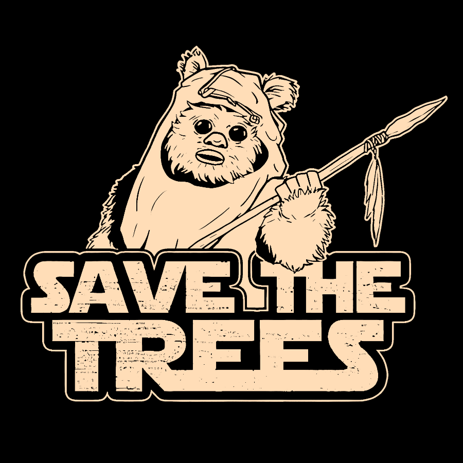 Save The Trees Geek T-Shirt