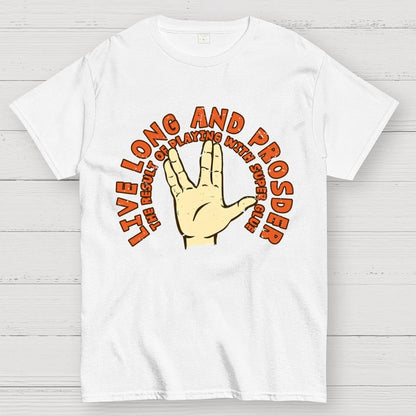 The Result Of Playing With Super Glue Geek T-Shirt