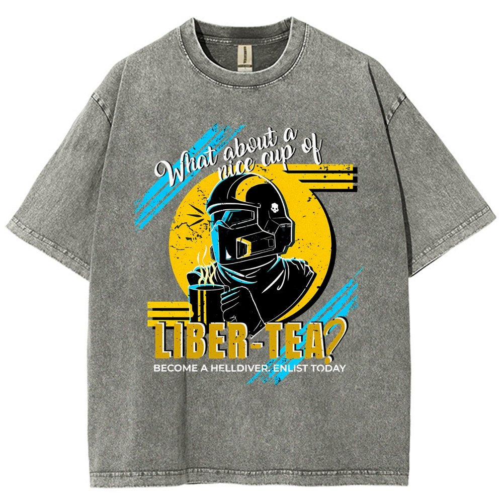 What About A Cup Of Liber-Tea Vintage Distressed T-shirt