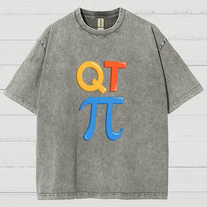 QT Pi Vintage Distressed T-shirt