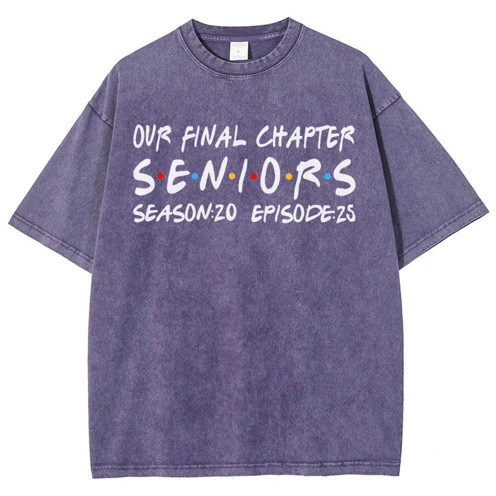 Our Final Chapter Seniors 2025 Vintage Distressed T-shirt