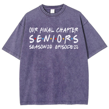 Our Final Chapter Seniors 2025 Vintage Distressed T-shirt