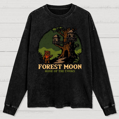 Woodland Glade Home Washed Long Sleeve Tee