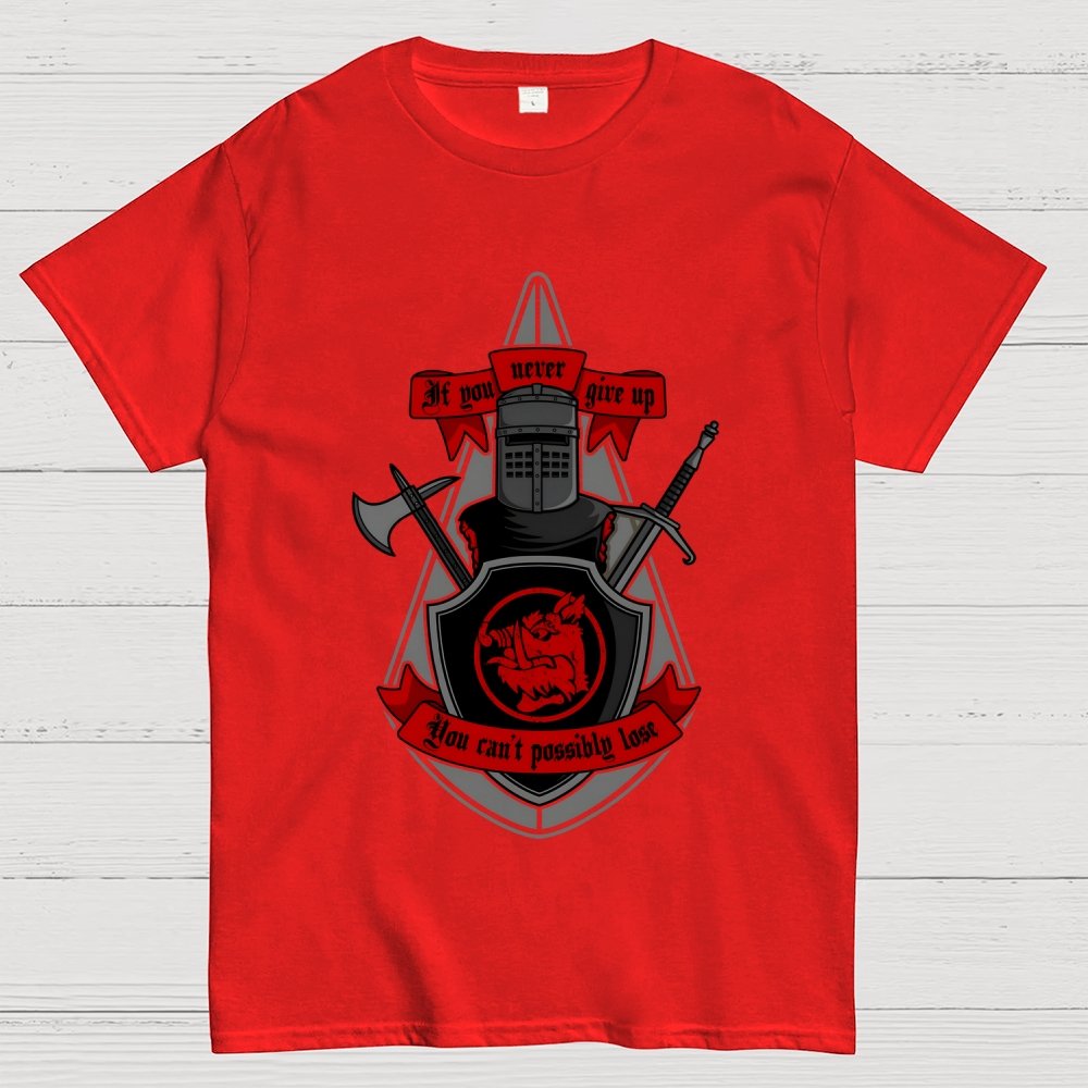 Never Give Up Geek T-Shirt