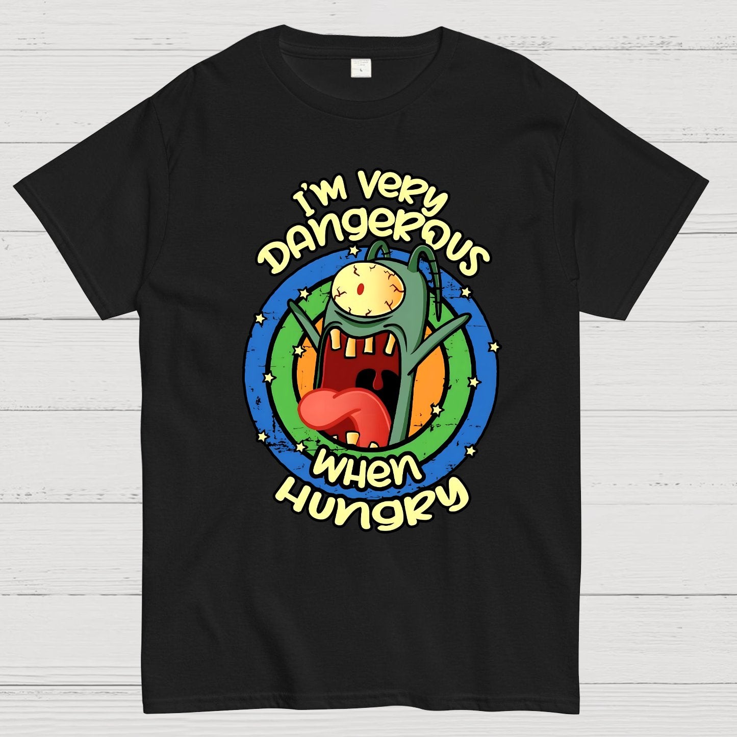 Very Dangerous When Hungry Geek T-Shirt