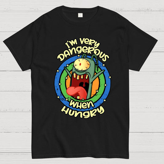 Very Dangerous When Hungry Geek T-Shirt