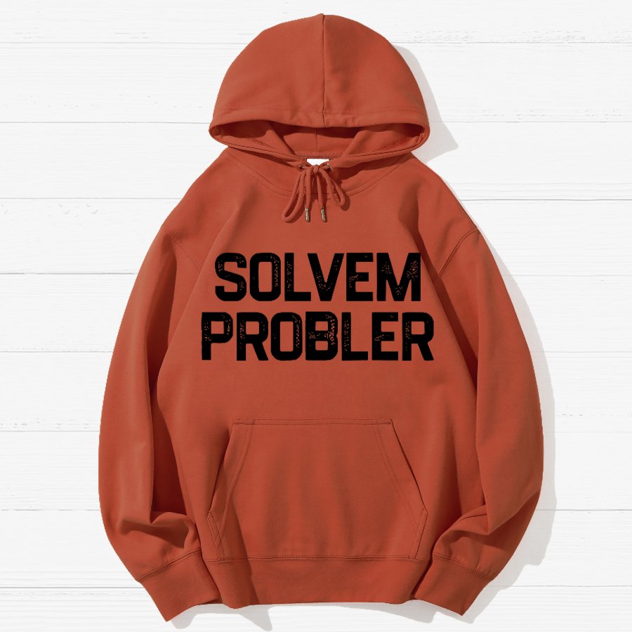 Problem Solved Geek Cotton Hoodie