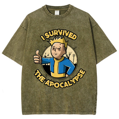 I Survived Vintage Distressed T-shirt
