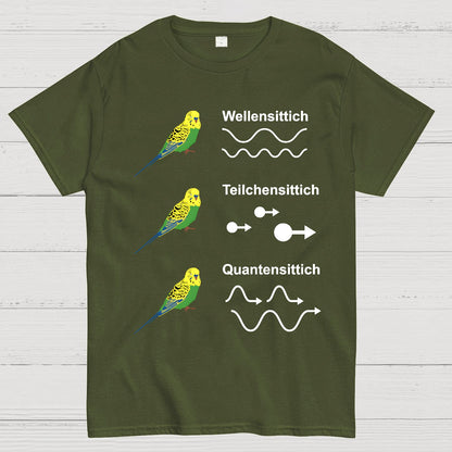 science Quantensittich Geek T-Shirt