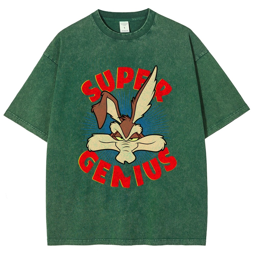 Super Genius Vintage Distressed T-shirt