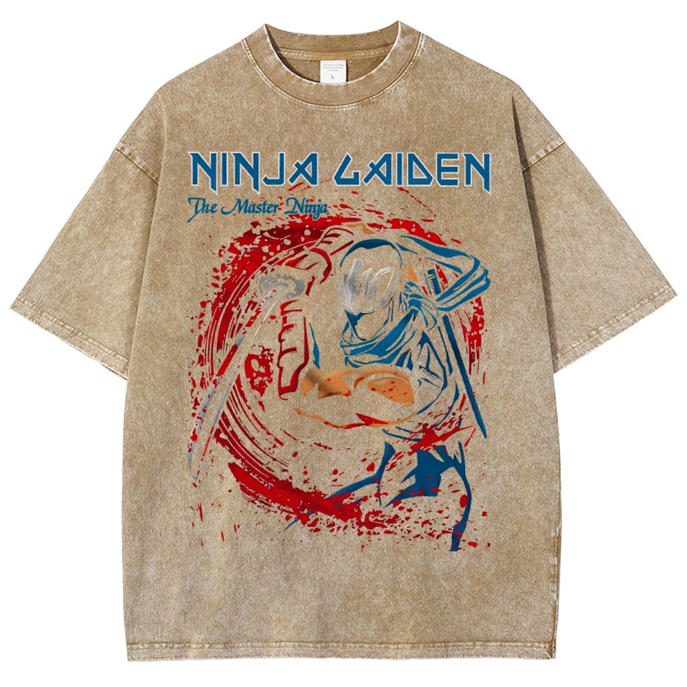 Super Ninja Vintage Distressed T-shirt