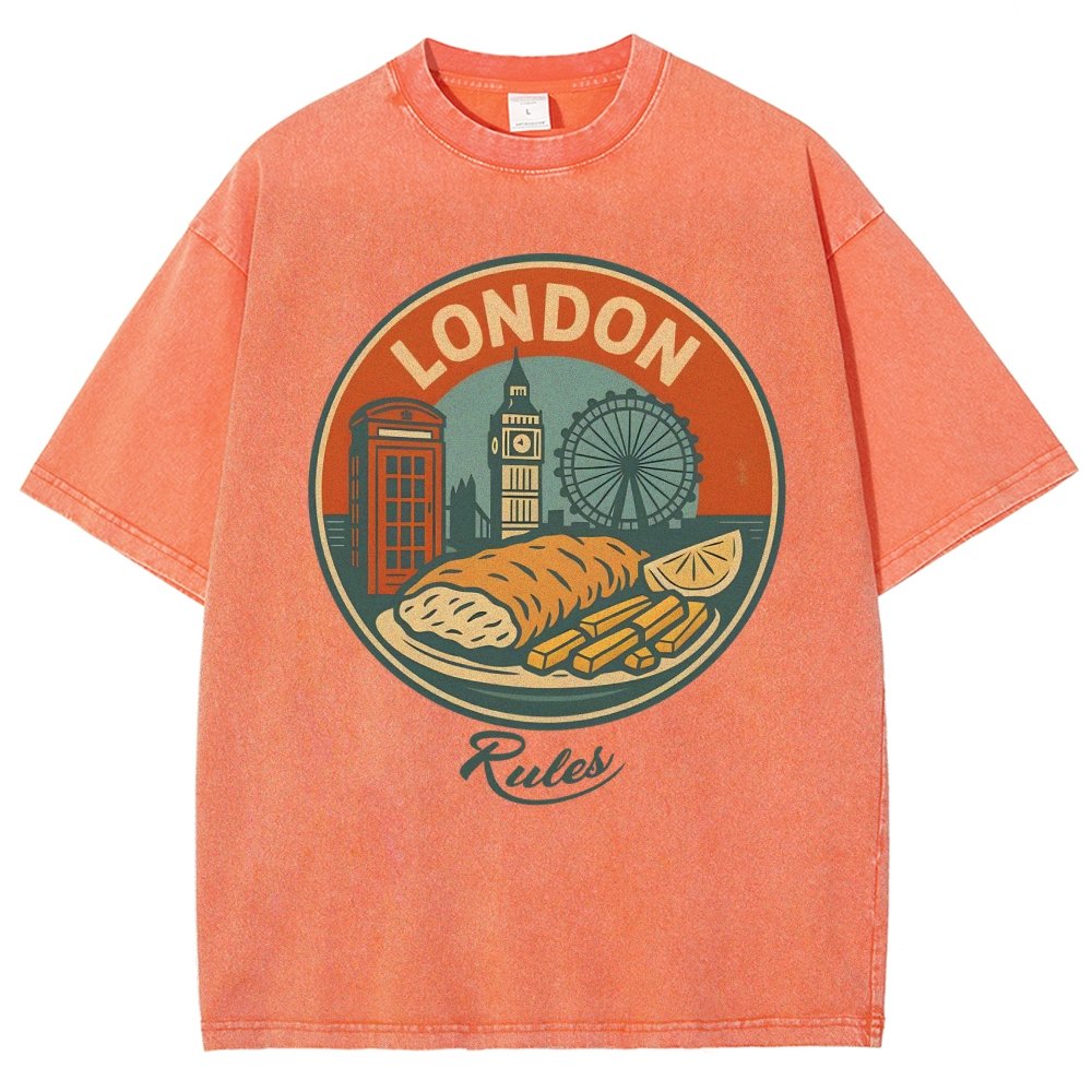Rules.Century-Old Restaurant Vintage Distressed T-shirt