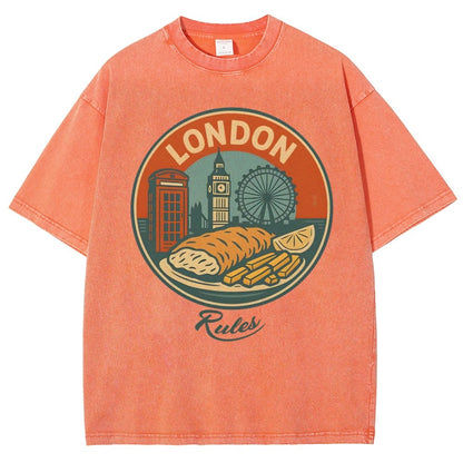 Rules.Century-Old Restaurant Vintage Distressed T-shirt