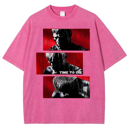 Time to die Vintage Distressed T-shirt
