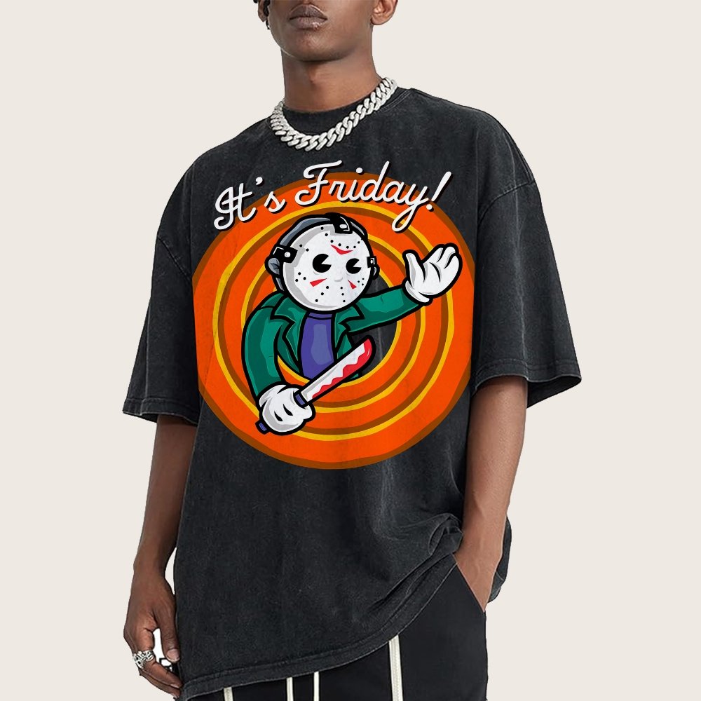 It's Friday Vintage Distressed T-shirt