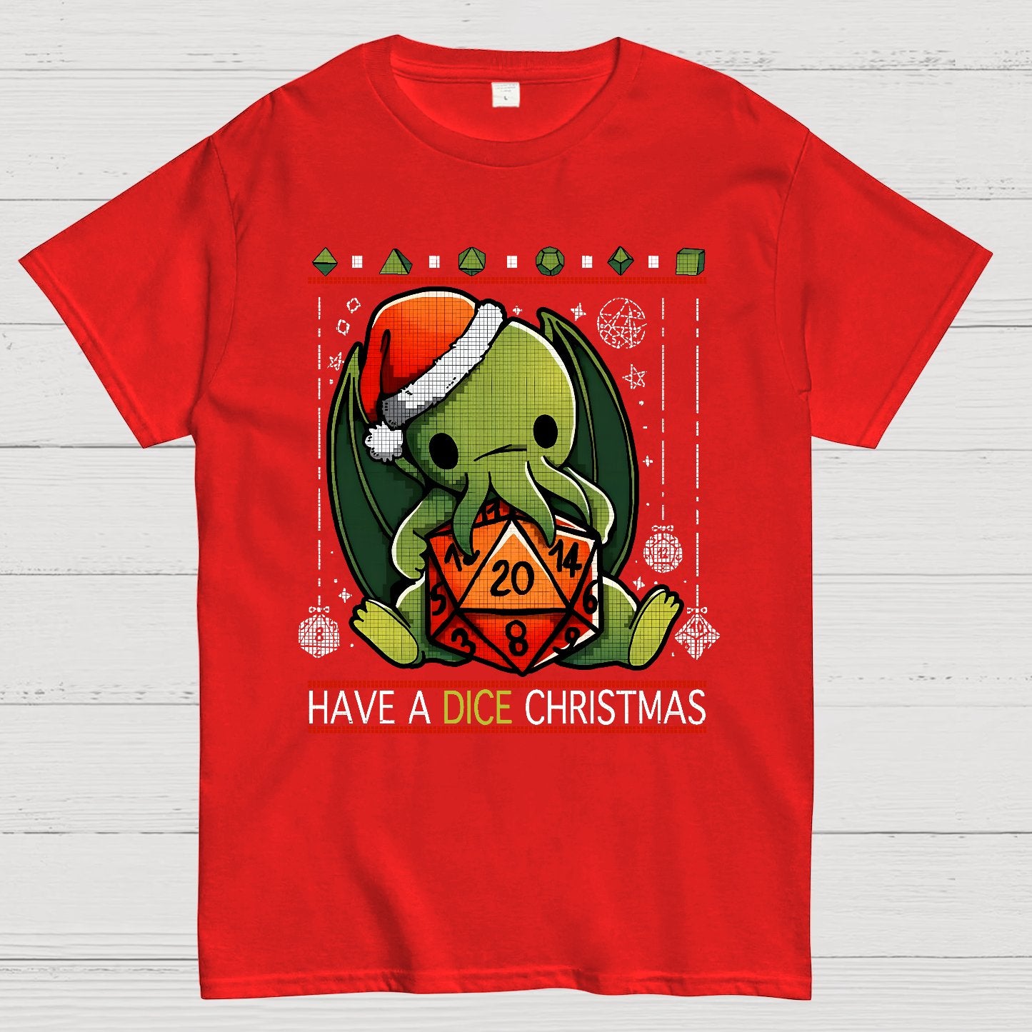 Have a Dice Christmas Geek T-Shirt