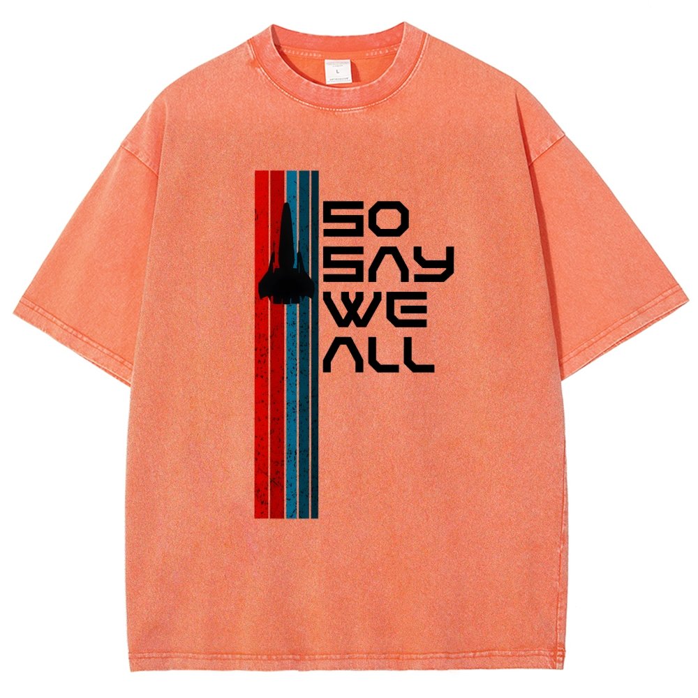 So Say We All Vintage Distressed T-shirt