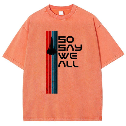 So Say We All Vintage Distressed T-shirt