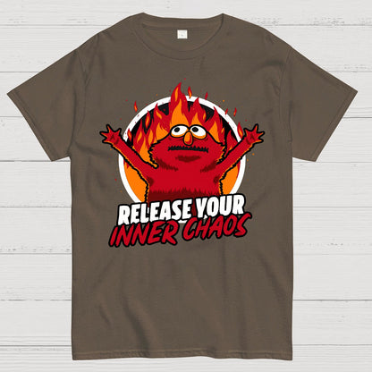 Chaos Puppet Fire Geek T-Shirt
