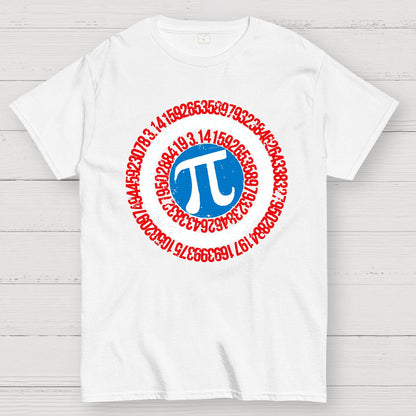 Pi Day Hero Shield Geek T-Shirt