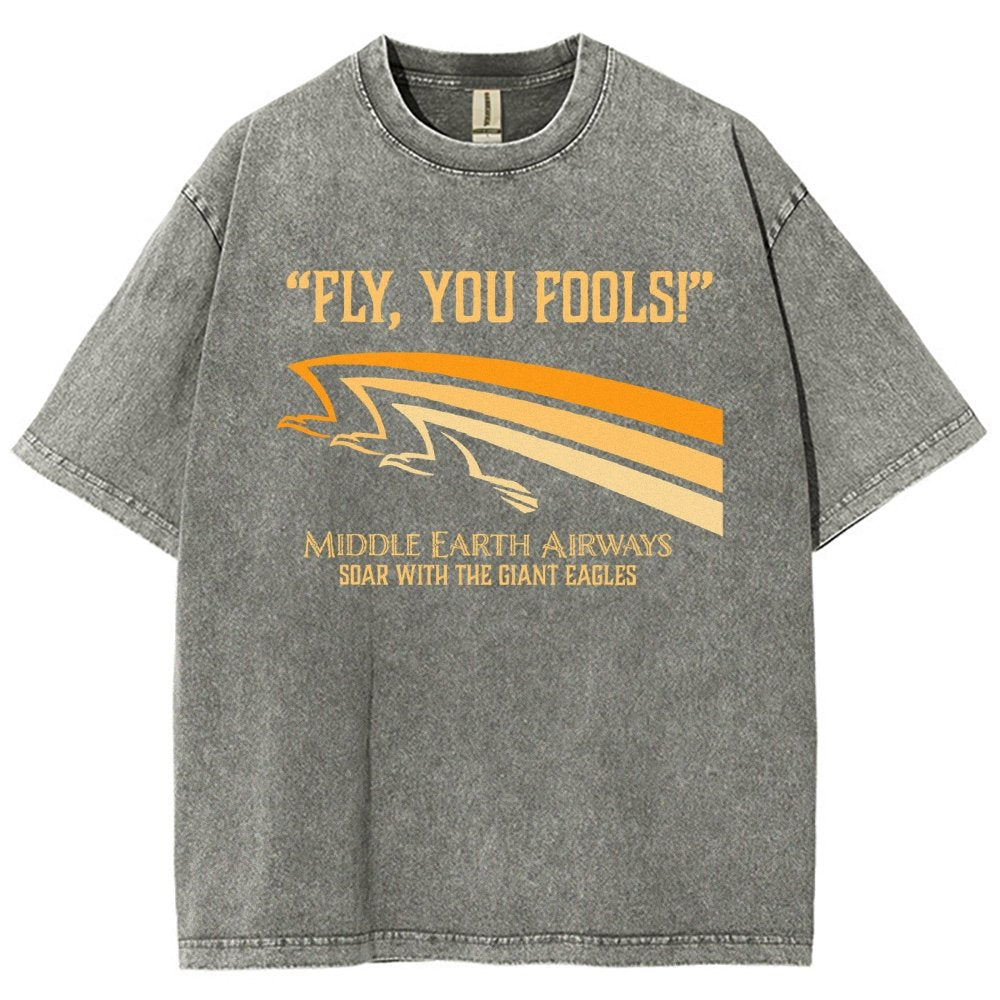 Fly, You Guys! Vintage Distressed T-shirt